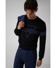 MARK Logo Jacquard Sweater ニット セーター ロゴセーター