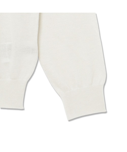 Guess（ゲス）の「MARK Logo Jacquard Sweater ニット セーター ロゴセーター（ニット/セーター・メンズ・クリーム/ブラック・SMALL/MEDIUM/LARGE/X-LARGE）」の6枚目の写真