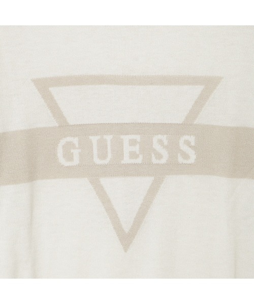 Guess（ゲス）の「MARK Logo Jacquard Sweater ニット セーター ロゴセーター（ニット/セーター・メンズ・クリーム/ブラック・SMALL/MEDIUM/LARGE/X-LARGE）」の8枚目の写真