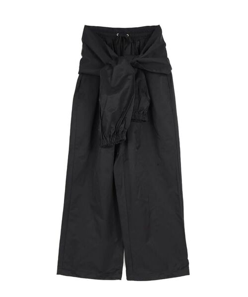 :ETHROF(イーサオブ)の「2WAY WAIST-WRAP WIDE PANTS(その他パンツ・レディース・アイボリー/ブラック/ブラウン・MEDIUM)」の5枚目の写真