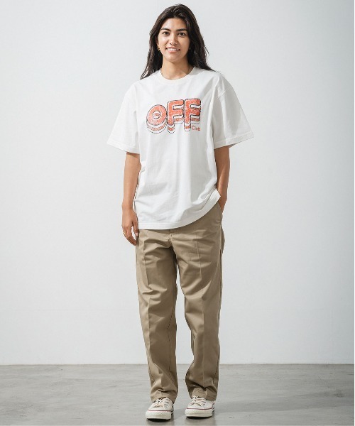 OFFSHORE（オフショア）の「OFFSHORE POP CLUB TEE（Tシャツ/カットソー・メンズ・ホワイト/チャコールグレー・S/M/L/XL）」の3枚目の写真
