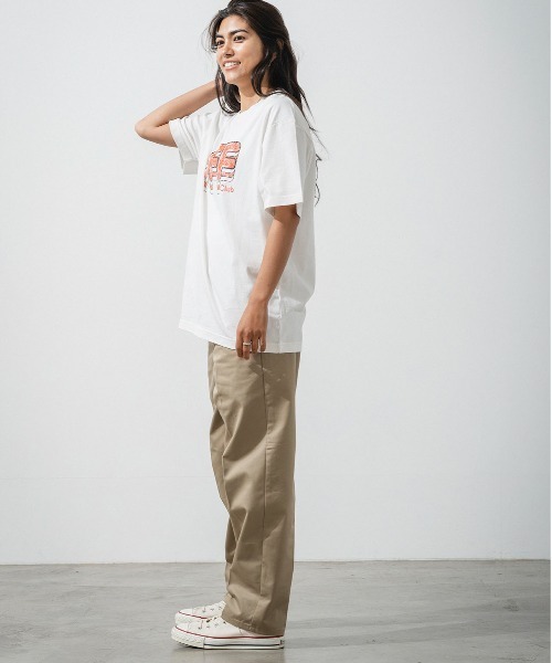 OFFSHORE（オフショア）の「OFFSHORE POP CLUB TEE（Tシャツ/カットソー・メンズ・ホワイト/チャコールグレー・S/M/L/XL）」の4枚目の写真