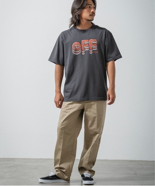 OFFSHORE（オフショア）の「OFFSHORE POP CLUB TEE（Tシャツ/カットソー・メンズ・ホワイト/チャコールグレー・S/M/L/XL）」の5枚目の写真