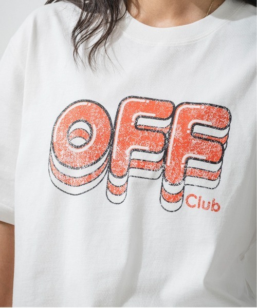 OFFSHORE（オフショア）の「OFFSHORE POP CLUB TEE（Tシャツ/カットソー・メンズ・ホワイト/チャコールグレー・S/M/L/XL）」の7枚目の写真