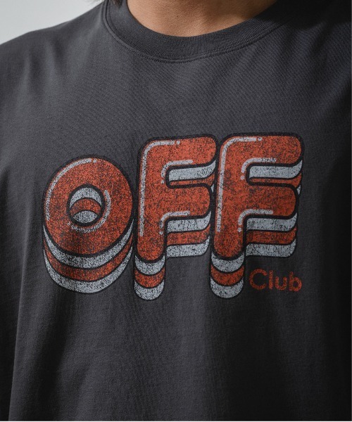 OFFSHORE（オフショア）の「OFFSHORE POP CLUB TEE（Tシャツ/カットソー・メンズ・ホワイト/チャコールグレー・S/M/L/XL）」の8枚目の写真