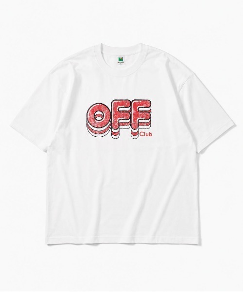 OFFSHORE（オフショア）の「OFFSHORE POP CLUB TEE（Tシャツ/カットソー・メンズ・ホワイト/チャコールグレー・S/M/L/XL）」の9枚目の写真