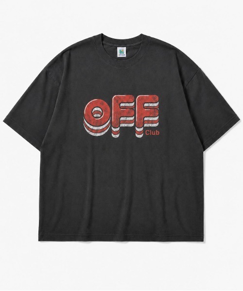 OFFSHORE（オフショア）の「OFFSHORE POP CLUB TEE（Tシャツ/カットソー・メンズ・ホワイト/チャコールグレー・S/M/L/XL）」の10枚目の写真