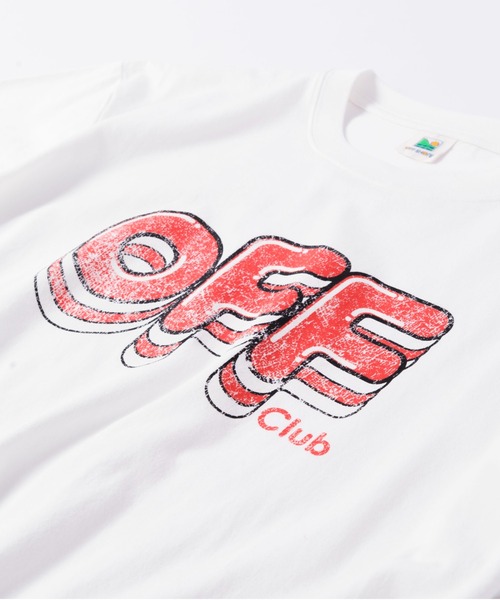 OFFSHORE（オフショア）の「OFFSHORE POP CLUB TEE（Tシャツ/カットソー・メンズ・ホワイト/チャコールグレー・S/M/L/XL）」の11枚目の写真