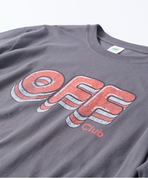 OFFSHORE（オフショア）の「OFFSHORE POP CLUB TEE（Tシャツ/カットソー・メンズ・ホワイト/チャコールグレー・S/M/L/XL）」の12枚目の写真