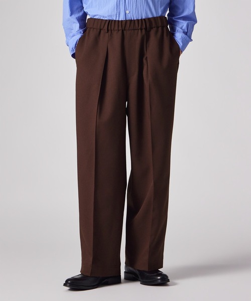 PS Paul Smith(ピーエスポールスミス)の「コンフォートアーバン バギーパンツ / 262711 EXTR01(その他パンツ・メンズ・ブラック/ブラウン・MEDIUM/SMALL)」の1枚目の写真
