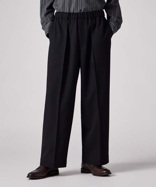 PS Paul Smith(ピーエスポールスミス)の「コンフォートアーバン バギーパンツ / 262711 EXTR01(その他パンツ・メンズ・ブラック/ブラウン・MEDIUM/SMALL)」の2枚目の写真