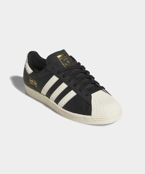 adidas（アディダス）の「スーパースター 80 ADV / SUPERSTAR 80 ADV / アディダスオリジナルス adidas Originals（スニーカー・メンズ・ブラック・29.0cm/28.5cm/28.0cm/27.5cm/27.0cm/26.5cm/26.0cm/25.5cm/25.0cm/24.5cm/24.0cm/23.5cm/23.0cm/22.5cm/22.0cm）」の4枚目の写真