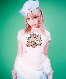 A'GEM/9 × .kom 『GALFY/ガルフィー』 /薔薇ハート Tシャツ（Tシャツ