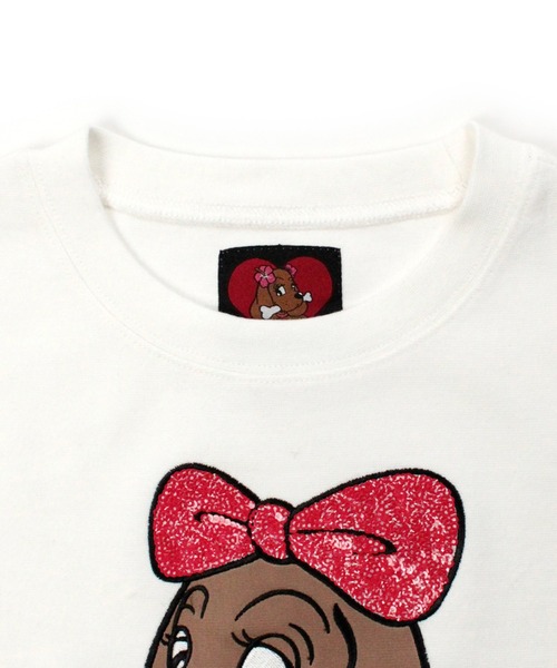 GALFY(ガルフィー)の「【GALFY/ガルフィー】キラピカラブリィTee(Tシャツ/カットソー・レディース・ホワイト/ブラック/ピンク・S/M)」の8枚目の写真
