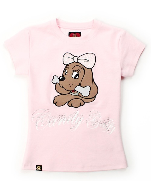 GALFY(ガルフィー)の「【GALFY/ガルフィー】キラピカラブリィTee(Tシャツ/カットソー・レディース・ホワイト/ブラック/ピンク・S/M)」の6枚目の写真