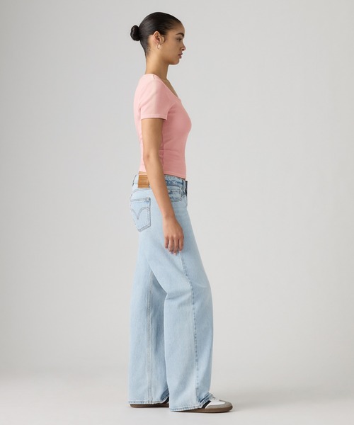 Levi's(リーバイス)の「Levi's/リーバイス LOW LOOSE ジーンズ ライトインディゴ(デニムパンツ・レディース・ライトインディゴブルー・28inch/27inch/26inch/25inch/24inch/23inch)」の9枚目の写真