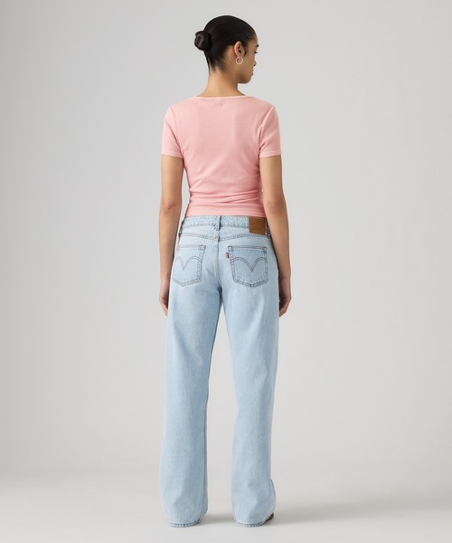 Levi's(リーバイス)の「Levi's/リーバイス LOW LOOSE ジーンズ ライトインディゴ(デニムパンツ・レディース・ライトインディゴブルー・28inch/27inch/26inch/25inch/24inch/23inch)」の10枚目の写真