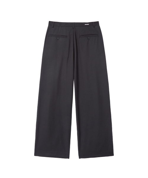 MISEKISEOUL MEN(ミセキソウルメンズ)の「Two tuck wide pants BLACK(その他パンツ・メンズ・その他・3)」の3枚目の写真