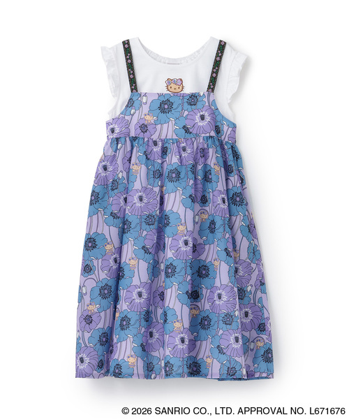 ANNA SUI mini｜アナスイ・ミニのワンピース（パープル/紫色系・ミモレ
