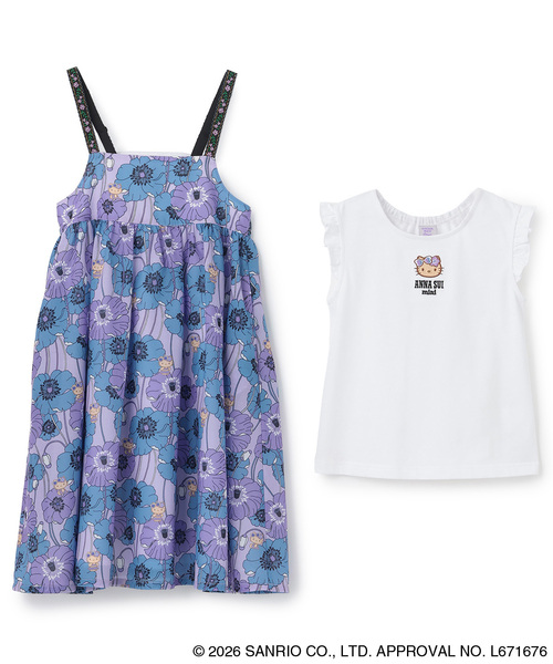 HELLO KITTY】Tシャツ＋ワンピースセット（ワンピース）｜ANNA SUI