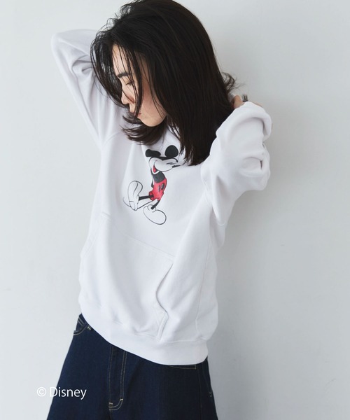 GOOD ROCK SPEED(グッドロックスピード)の「【GOOD ROCK SPEED】MICKY/Hoodie(パーカー・レディース・ブラック/サックスブルー/ホワイト・L)」の14枚目の写真