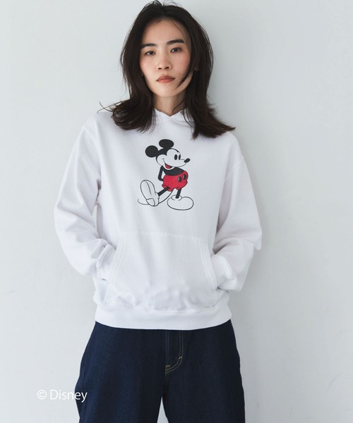 GOOD ROCK SPEED(グッドロックスピード)の「【GOOD ROCK SPEED】MICKY/Hoodie(パーカー・レディース・ブラック/サックスブルー/ホワイト・L)」の16枚目の写真