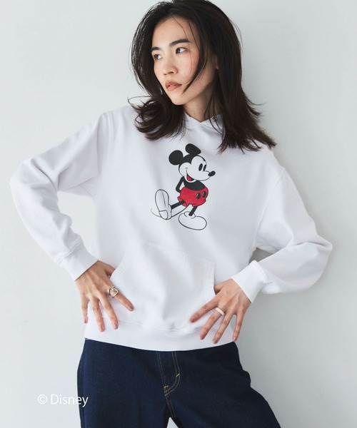 GOOD ROCK SPEED(グッドロックスピード)の「【GOOD ROCK SPEED】MICKY/Hoodie(パーカー・レディース・ブラック/サックスブルー/ホワイト・L)」の20枚目の写真