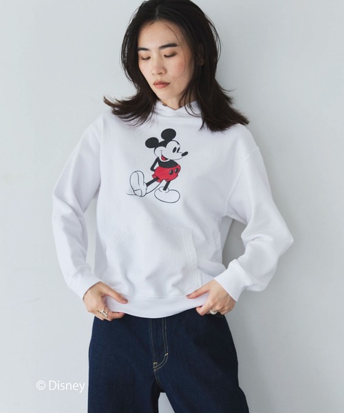 GOOD ROCK SPEED(グッドロックスピード)の「【GOOD ROCK SPEED】MICKY/Hoodie(パーカー・レディース・ブラック/サックスブルー/ホワイト・L)」の21枚目の写真