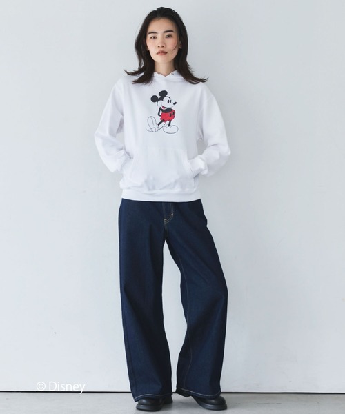 GOOD ROCK SPEED(グッドロックスピード)の「【GOOD ROCK SPEED】MICKY/Hoodie(パーカー・レディース・ブラック/サックスブルー/ホワイト・L)」の11枚目の写真