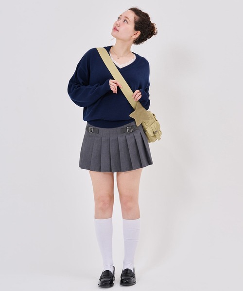TINA:JOJUN(ティーナジョジュン)の「星付き ショルダー バッグ TINA:JOJUN(ショルダーバッグ・レディース・ブラウン/オリーブ・フリー)」の9枚目の写真