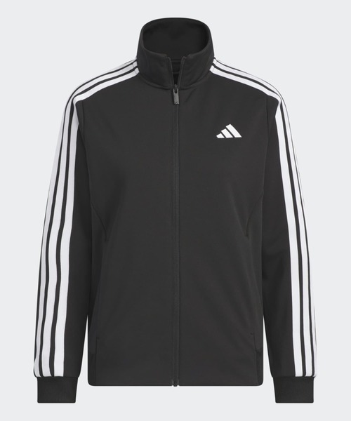 adidas(アディダス)の「スリーストライプス ルーズフィット ダブルニット トラックトップ / ジャージ / アディダス adidas(ジャージ・レディース・ブラック・X-SMALL/X-LARGE/SMALL/MEDIUM/LARGE/XX-LARGE)」の6枚目の写真