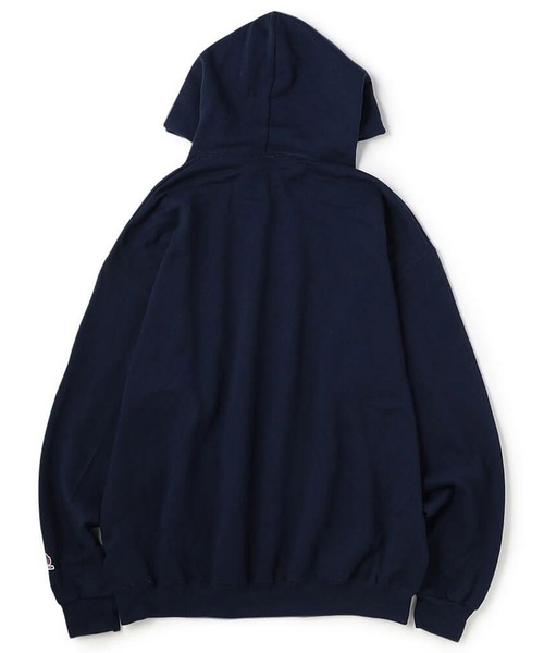 FRUIT OF THE LOOM(フルーツオブザルーム)の「FRUIT NEW LOGO HOODY(パーカー・メンズ・杢グレー/ブラック/ネイビー・S/L/M)」の6枚目の写真