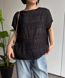 シャーリングブラウス
