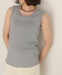 【cheriella】グリッターリブタンクトップ  GLITTER RIB TANK TOP