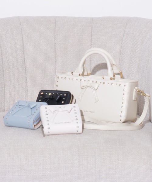 JILL by JILL STUART（ジルバイジルスチュアート）の「スタッズリボンバッグ（ショルダーバッグ・レディース・ホワイト/ブラック/ピンク・FREE）」の18枚目の写真