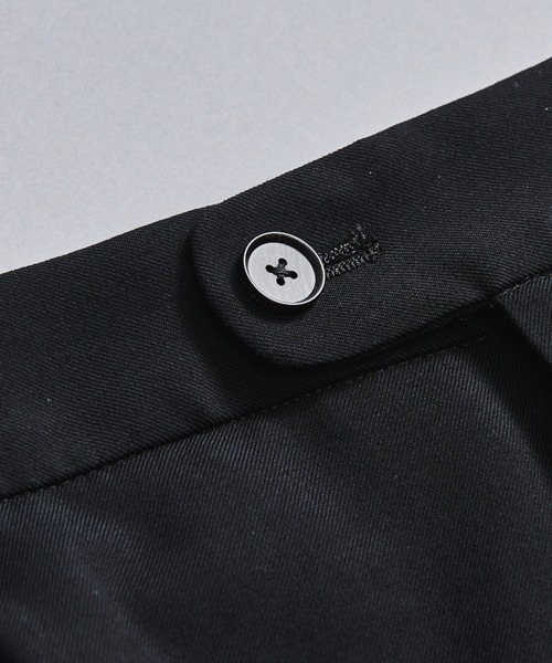 UNITED TOKYO(ユナイテッドトウキョウ)の「【数量限定生産】Super120s WOOL SERGE 2TUCK PANTS |SETUP可/防臭/吸湿性/2タック(スラックス・メンズ・ダークグレー/ブラック/グレー系その他・1/2)」の18枚目の写真