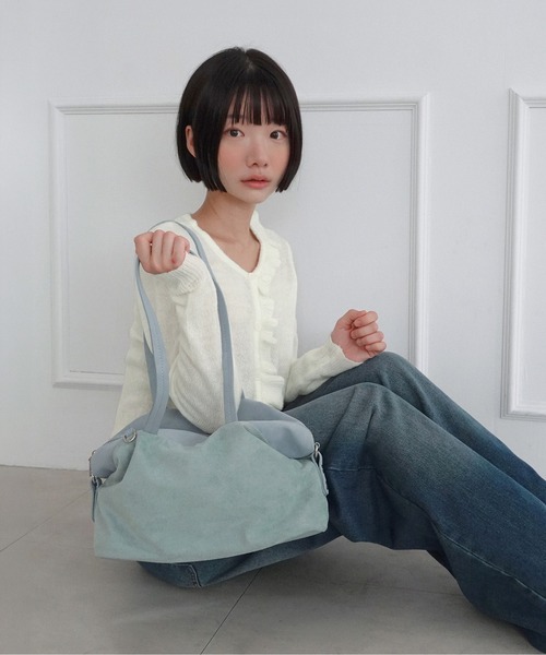 by muni:r（バイ ムニール）の「スクエア2WAYショルダーバッグ/2026 AW COLLECTION（ショルダーバッグ・レディース・ブラック/ベージュ/ブラウン/スカイブルー・FREE）」の20枚目の写真