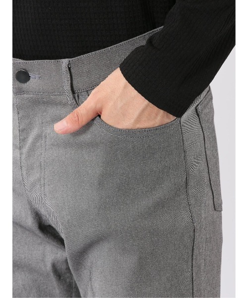 m.f.editorial(エムエフエディトリアル)の「パンツ メンズ ストレッチ スリム 5ポケット テーパード ソラーロ クロスストレッチ(チノパンツ・メンズ・ライトグレー/ネイビー・LARGE/MEDIUM/X-LARGE/S)」の9枚目の写真