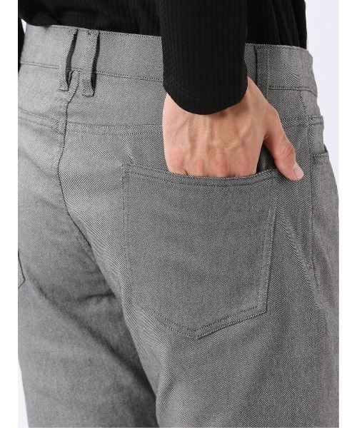 m.f.editorial(エムエフエディトリアル)の「パンツ メンズ ストレッチ スリム 5ポケット テーパード ソラーロ クロスストレッチ(チノパンツ・メンズ・ライトグレー/ネイビー・LARGE/MEDIUM/X-LARGE/S)」の10枚目の写真
