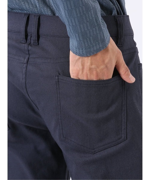 m.f.editorial(エムエフエディトリアル)の「パンツ メンズ ストレッチ スリム 5ポケット テーパード ソラーロ クロスストレッチ(チノパンツ・メンズ・ライトグレー/ネイビー・LARGE/MEDIUM/X-LARGE/S)」の21枚目の写真