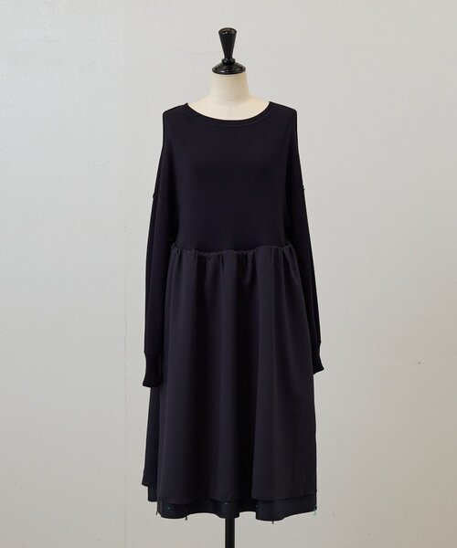 BEARDSLEY(ビアズリー)の「《ZOZO先行販売開始》フェザー刺繍コンビワンピ(ワンピース・レディース・ネイビー・FREE)」の21枚目の写真