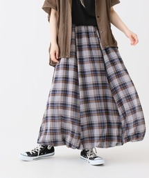 ボイルチェックバルーンスカート