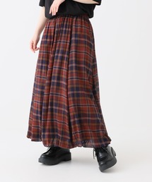ボイルチェックバルーンスカート