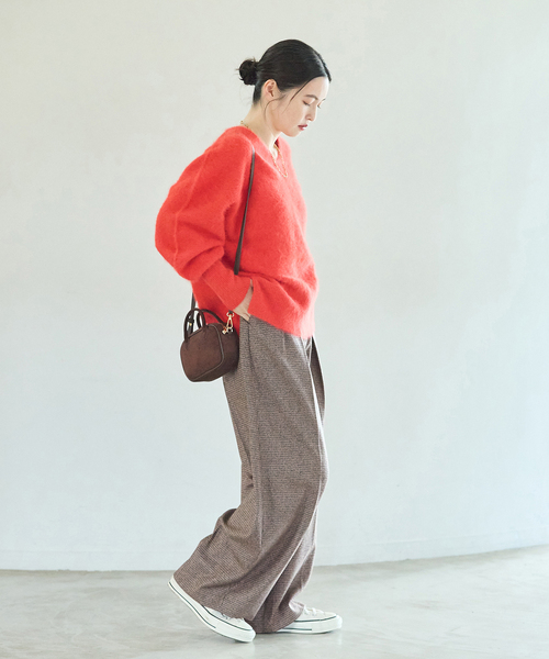 journal standard L'essage（ジャーナルスタンダードレサージュ）の「千鳥チェックパンツ（スラックス・レディース・ウッド・38/36）」の7枚目の写真