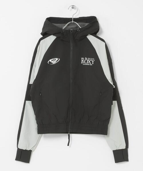 ROXY(ロキシー)の「ROXY EARTHY CRISP JACKET(ナイロンジャケット・レディース・ブラック・MEDIUM)」の1枚目の写真