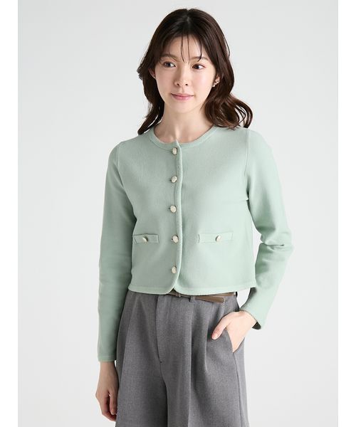 CELFORD(セルフォード)の「【WASHABLE】フリルデタッチャブルカーディガン(カーディガン/ボレロ・レディース・ミント/キャメル/ネイビー/チャコールグレー・F)」の17枚目の写真