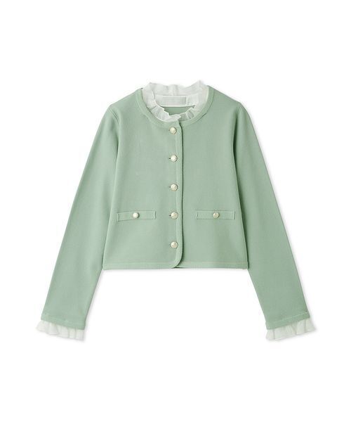 CELFORD(セルフォード)の「【WASHABLE】フリルデタッチャブルカーディガン(カーディガン/ボレロ・レディース・ミント/キャメル/ネイビー/チャコールグレー・F)」の20枚目の写真