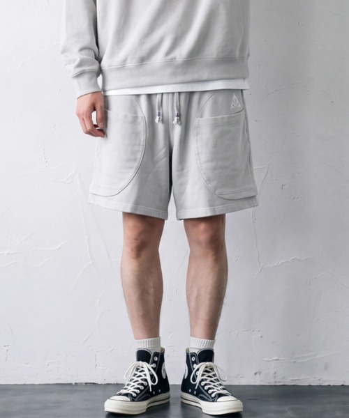 INNOCENT(イノセント)の「【Wasted Collective/ウェイステッド コレクティブ】WASTED SWEAT SHORTS WCSWTSHORTS01(スウェットパンツ・メンズ・ブラック/グレー/イエロー・MEDIUM/LARGE/X-LARGE)」の2枚目の写真