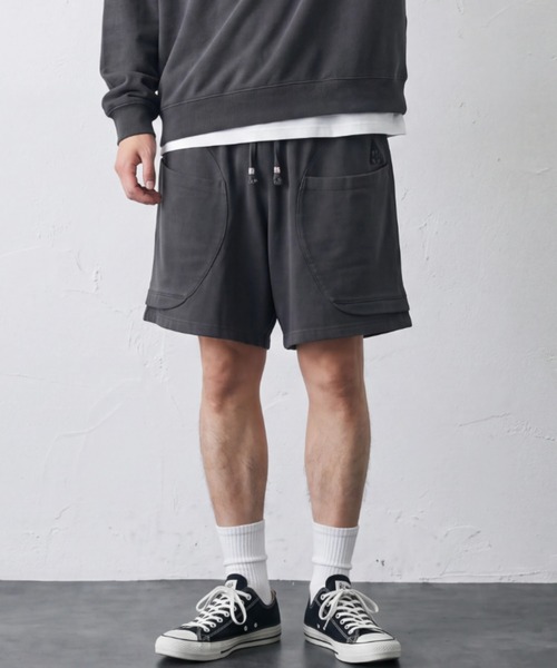 INNOCENT(イノセント)の「【Wasted Collective/ウェイステッド コレクティブ】WASTED SWEAT SHORTS WCSWTSHORTS01(スウェットパンツ・メンズ・ブラック/グレー/イエロー・MEDIUM/LARGE/X-LARGE)」の1枚目の写真