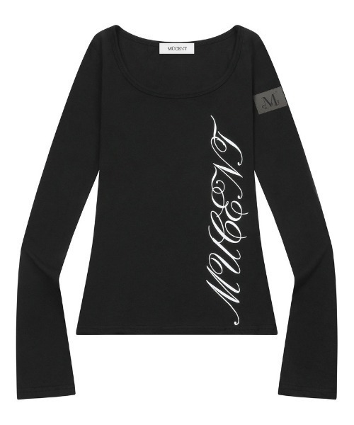 MUCENT(ムセント)の「A'GEM/9 × .kom 『MUCENT/ムセント』 ETHER ANGEL WINGS LONG SLEEVE TEE/ETHER エンゼル羽長袖Tシャツ(Tシャツ/カットソー・レディース・ブラック/ホワイト・FREE)」の14枚目の写真